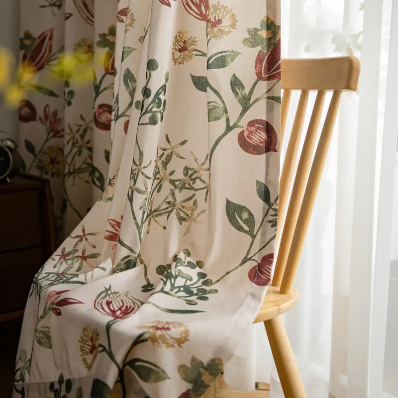 Thermal Insulated Darkening Grommet Top Curtain Panel Vintage Window Drape Print for Bedroom Living Dining Room TJ6543 Pastoral
Thermal Insulated Darkening Grommet Top Curtain Panel Vintage Window Drape Print for Bedroom Living Dining Room TJ6543 Pastoral