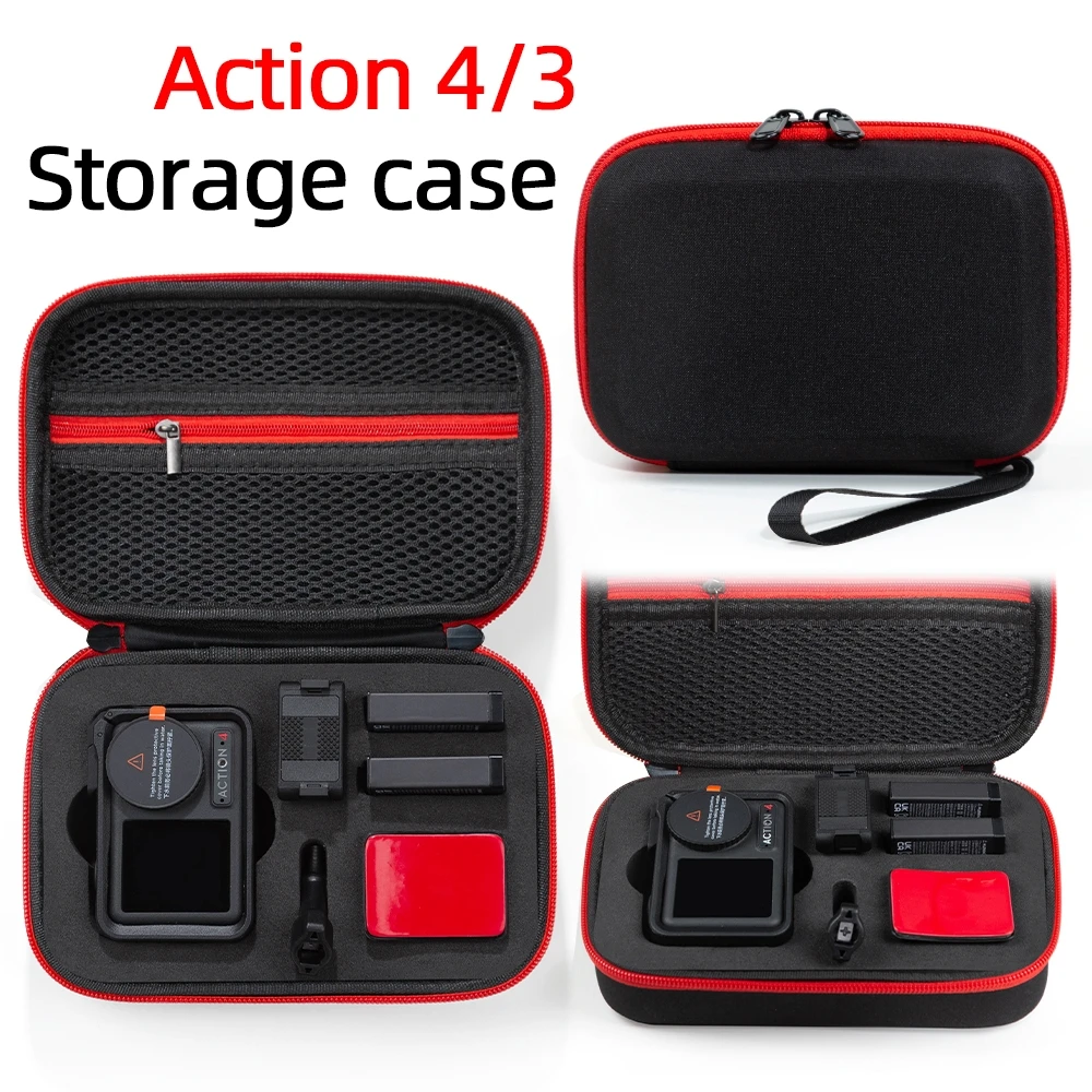 for DJI Action 4 Sports Camera Organizer Bag for Action 3 Camera Accessories Mini Storage Case Black
for DJI Action 4 Sports Camera Organizer Bag for Action 3 Camera Accessories Mini Storage Case Black