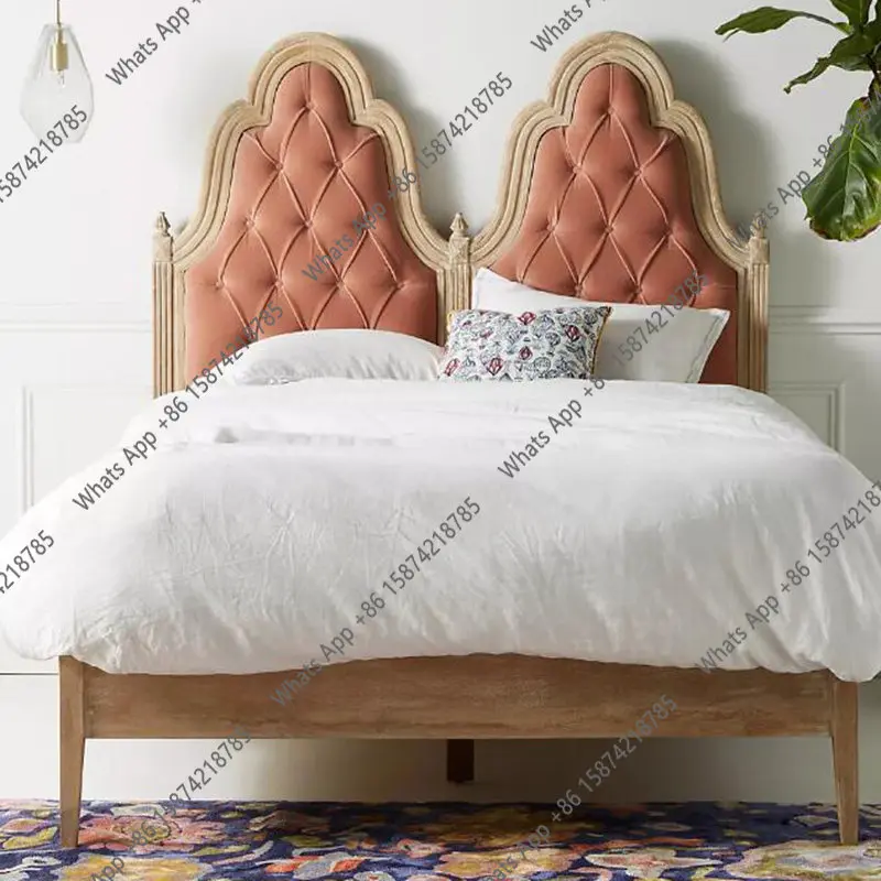 French retro oak solid wood bed American rural light luxury wedding bed master bedroom high-end wedding bed
French retro oak solid wood bed American rural light luxury wedding bed master bedroom high-end wedding bed