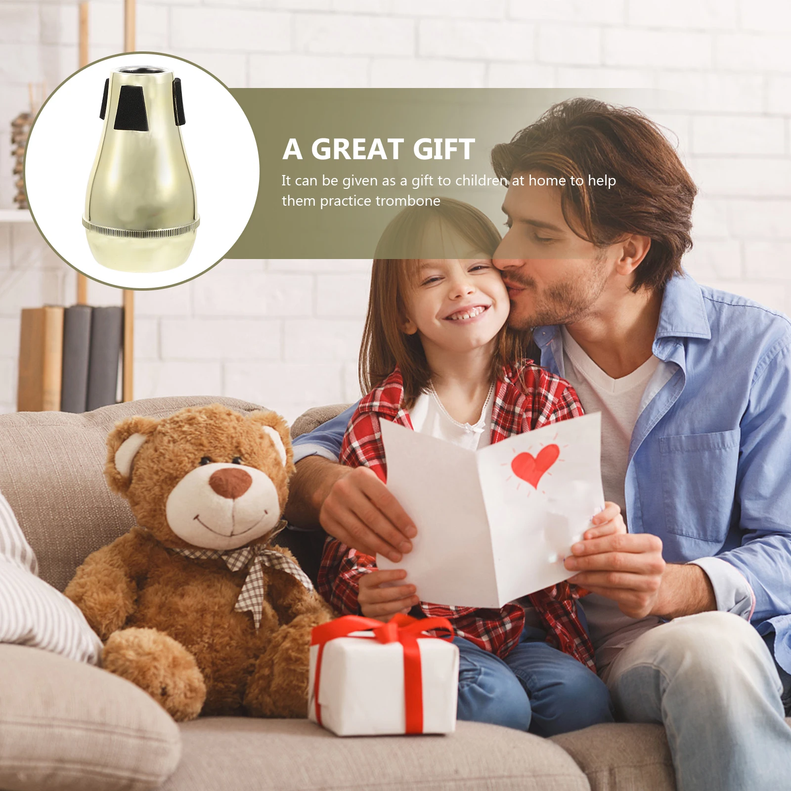 1pc Trombone Mute Abs Noise Remove Tool For Silent Practice Small Size Easy Carry Trombone Mute Instrument Accessory
1pc Trombone Mute Abs Noise Remove Tool For Silent Practice Small Size Easy Carry Trombone Mute Instrument Accessory