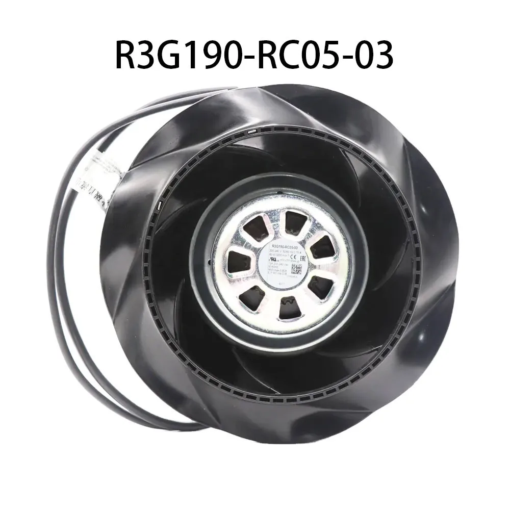 Центробежный охлаждающий вентилятор с высоким объемом воздуха R3G190-RC05-03 230 В переменного тока 0,75 А 83 Вт φ190 мм
Центробежный охлаждающий вентилятор с высоким объемом воздуха R3G190-RC05-03 230 В переменного тока 0,75 А 83 Вт φ190 мм