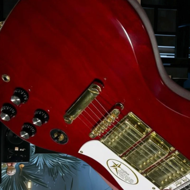 Подарок на Рождество, 40-дюймовая электрогитара Red Golden SGS, корпус из красного дерева, гриф из палисандра, бесплатная доставка, профессиональные гитаристы
Подарок на Рождество, 40-дюймовая электрогитара Red Golden SGS, корпус из красного дерева, гриф из палисандра, бесплатная доставка, профессиональные гитаристы