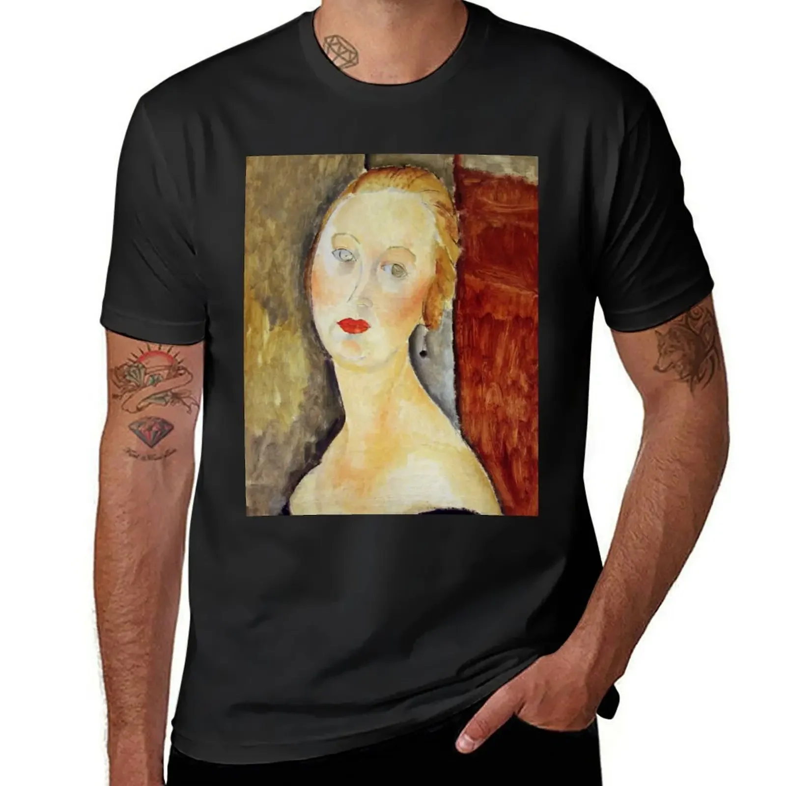 Винтажная Футболка Amedeo Modigliani-Нэнси 1918 для изобразительного искусства, графическая винтажная одежда, простые черные мужские футболки
Винтажная Футболка Amedeo Modigliani-Нэнси 1918 для изобразительного искусства, графическая винтажная одежда, простые черные мужские футболки