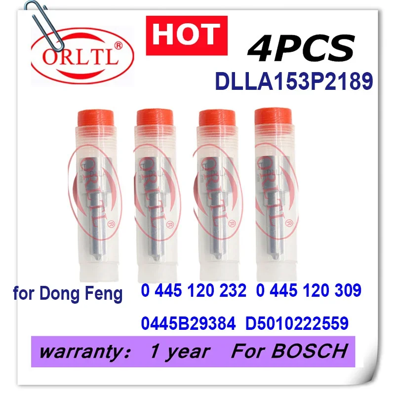 4 шт. DLLA153P2189 0 433 172 189 для Dong Feng 0445120232 0445120309 0445B29384 D5010222559 Оригинальная форсунка-инжектор
4 шт. DLLA153P2189 0 433 172 189 для Dong Feng 0445120232 0445120309 0445B29384 D5010222559 Оригинальная форсунка-инжектор