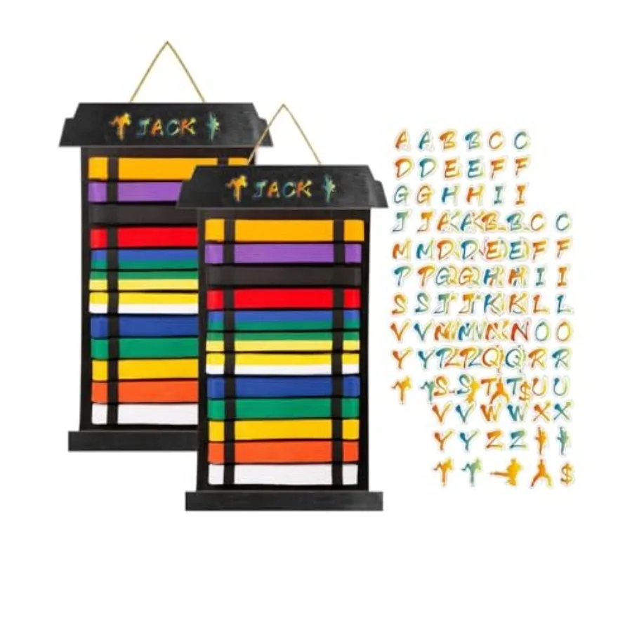Karate Belt Display Rack - Holds Up to 12 Belts, Taekwondo and BJJ Belt Display Holder for Martial Arts, No Assembly Required,
Karate Belt Display Rack - Holds Up to 12 Belts, Taekwondo and BJJ Belt Display Holder for Martial Arts, No Assembly Required,