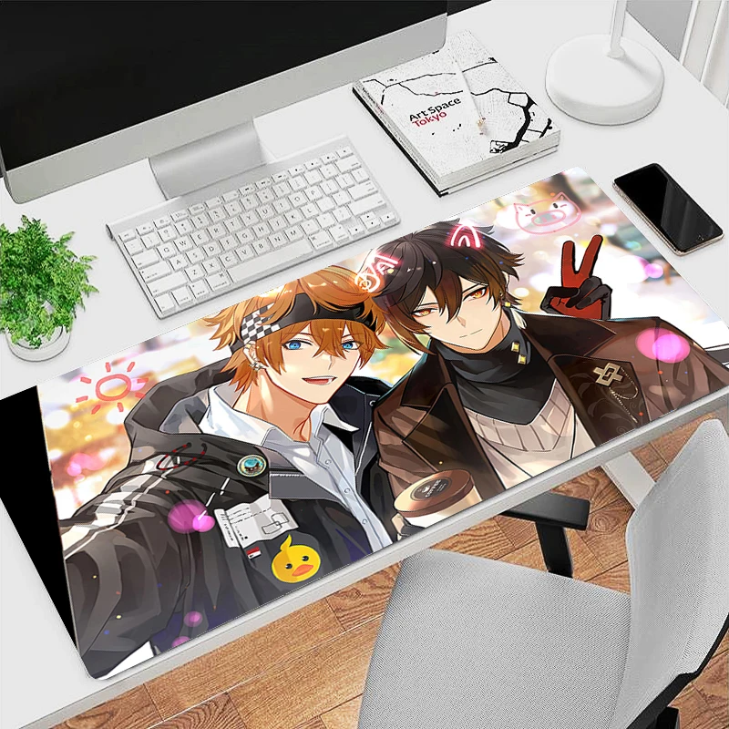 Gaming Mouse Pad, Large Desk Mat, Anti-slip Rubber Base, Stitched Edges, Casual Anime Guy Duo Print for Gaming & Office Desk Use
Gaming Mouse Pad, Large Desk Mat, Anti-slip Rubber Base, Stitched Edges, Casual Anime Guy Duo Print for Gaming & Office Desk Use