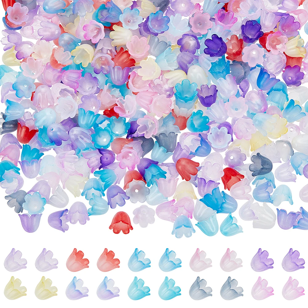 10Colors Two Tone Acrylic Bead Caps for DIY Decoration Accessories Flower Mixed Color 11x9mm Hole: 1.4mm 100pcs/color
10Colors Two Tone Acrylic Bead Caps for DIY Decoration Accessories Flower Mixed Color 11x9mm Hole: 1.4mm 100pcs/color