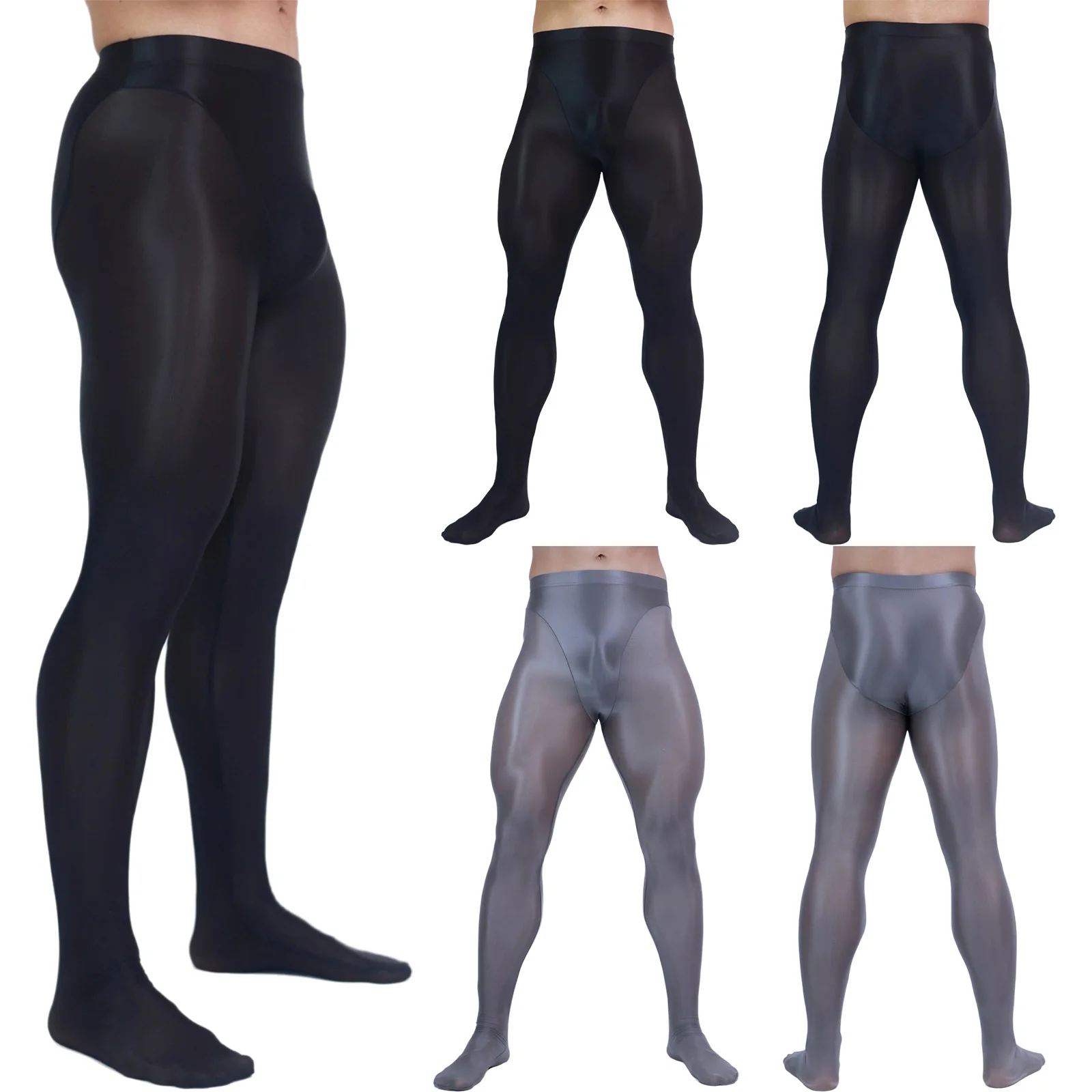 Women Men High Waist Sheer Mesh Oil-shiny Pantyhose Tights Leggings for Yoga Dancing Workout Nightclub Rave Party Couple Game
Women Men High Waist Sheer Mesh Oil-shiny Pantyhose Tights Leggings for Yoga Dancing Workout Nightclub Rave Party Couple Game