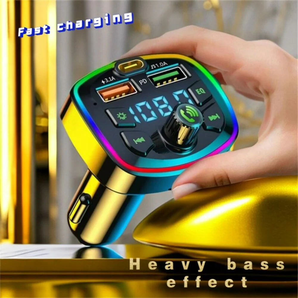 3.1A Car Transmitter Car Fast Charger Dual USB Port Bluetooth Car Charger Bluetooth Hands Free Mp3 True PD Mobile Phone Adapter
3.1A Car Transmitter Car Fast Charger Dual USB Port Bluetooth Car Charger Bluetooth Hands Free Mp3 True PD Mobile Phone Adapter