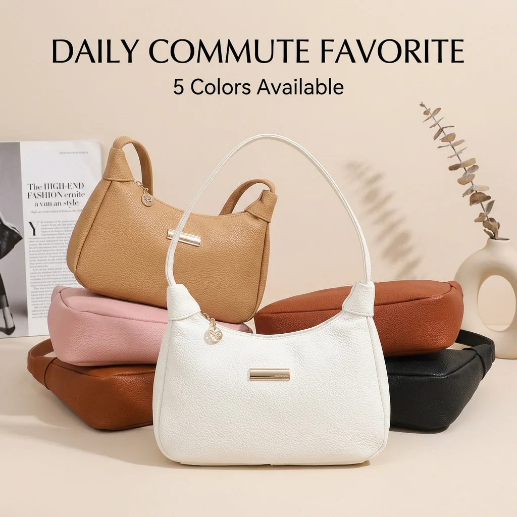 2026 Lychee Pattern Shoulder Bag for Women, Sequin Underarm Dumpling Bag, PU Leather Tote Purse, Fashion Handbag
2026 Lychee Pattern Shoulder Bag for Women, Sequin Underarm Dumpling Bag, PU Leather Tote Purse, Fashion Handbag