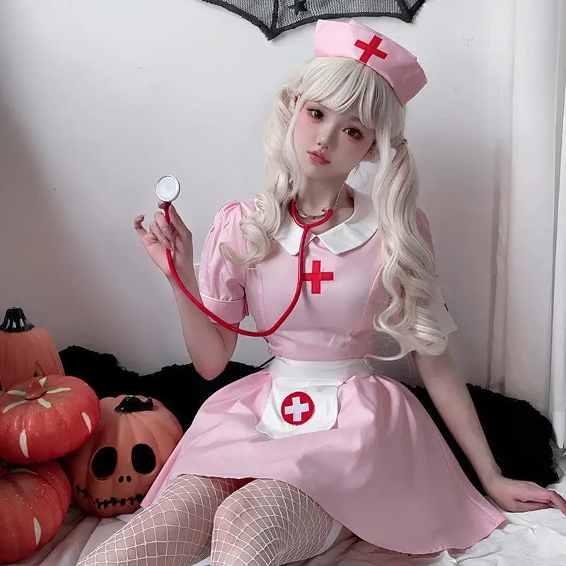 Pink Nurse Costume Skirt loween Women's Role-plang Doctor Nurse Dr up Par Entertainment KTV Formal Evening Gown
Pink Nurse Costume Skirt loween Women's Role-plang Doctor Nurse Dr up Par Entertainment KTV Formal Evening Gown