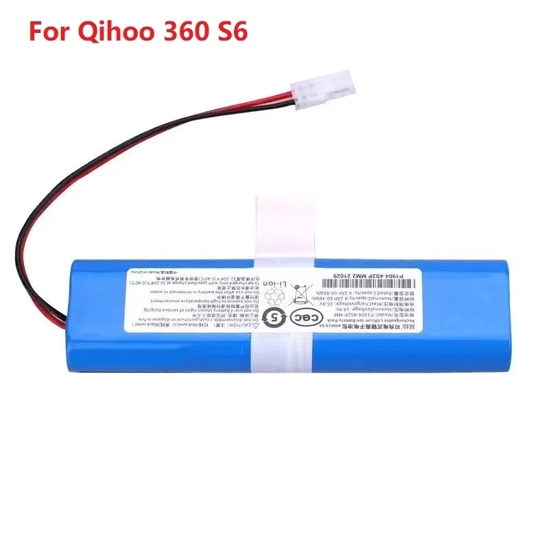 14.4V 2800mAh Pack Used for The Qihoo 360 S6 Robot Vacuum Cleaner of Components
14.4V 2800mAh Pack Used for The Qihoo 360 S6 Robot Vacuum Cleaner of Components