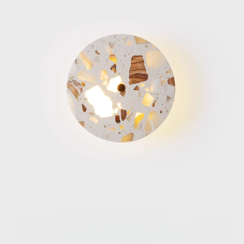 Terrazzo Circular Wall Lamp Modern Designer LED Wall Sconces Living Room Corridor Hotel Guest Room Indoor Illumination Luminaire
Terrazzo Circular Wall Lamp Modern Designer LED Wall Sconces Living Room Corridor Hotel Guest Room Indoor Illumination Luminaire