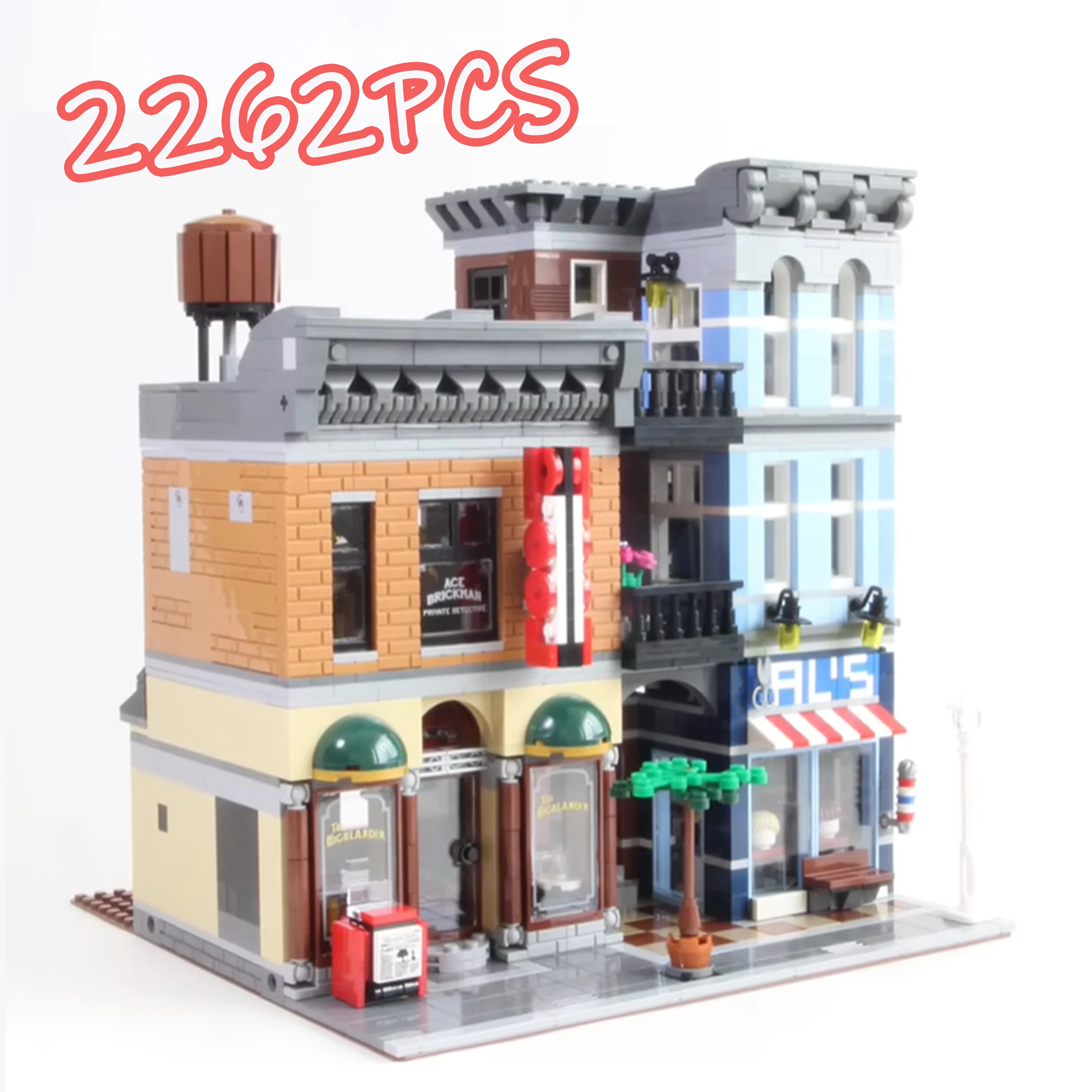 MOC 10246 Compatible Detective’s Office Modular Building Blocks Street View Architecture Model Display Decoration Gift
MOC 10246 Compatible Detective’s Office Modular Building Blocks Street View Architecture Model Display Decoration Gift