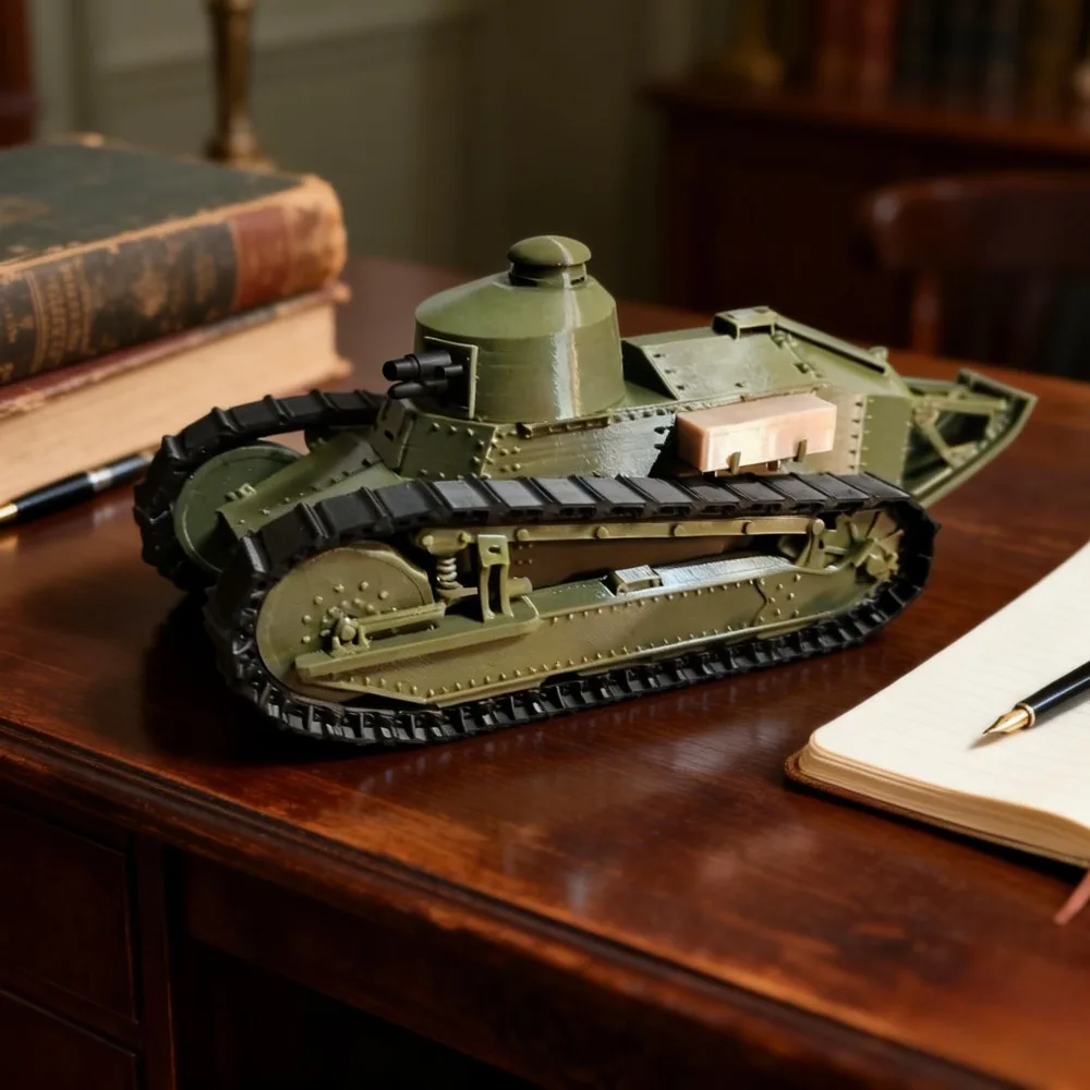 DetailedWWI French Renault FT-17 Tank Assembly Model DIY Building Kit Historical Military Collectible Desk Display Gift for Fans
DetailedWWI French Renault FT-17 Tank Assembly Model DIY Building Kit Historical Military Collectible Desk Display Gift for Fans