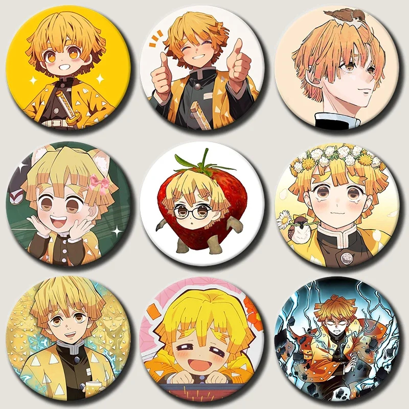 58mm Anime Character Agatsuma Zennitsu Soft Button Pin Demon Cartoon Brooch Creative Badge for Backpack Clothes Decoration Gift
58mm Anime Character Agatsuma Zennitsu Soft Button Pin Demon Cartoon Brooch Creative Badge for Backpack Clothes Decoration Gift