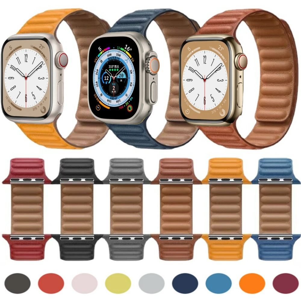 Silicone Link Strap for Apple Watch Band 49mm 45mm 41mm 44mm 40mm 42mm 38mmBracelet Wristband iWatch Series Ultra 8 7 6 5 4 3 SE
Silicone Link Strap for Apple Watch Band 49mm 45mm 41mm 44mm 40mm 42mm 38mmBracelet Wristband iWatch Series Ultra 8 7 6 5 4 3 SE