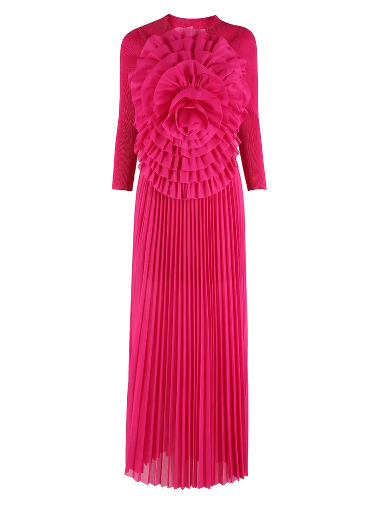 Wrinkle Fashion Style Set for Women with Unique Sunny Plate Flower Design Top High Waist Long Half Skirt Two Piece Set 2025
Wrinkle Fashion Style Set for Women with Unique Sunny Plate Flower Design Top High Waist Long Half Skirt Two Piece Set 2025