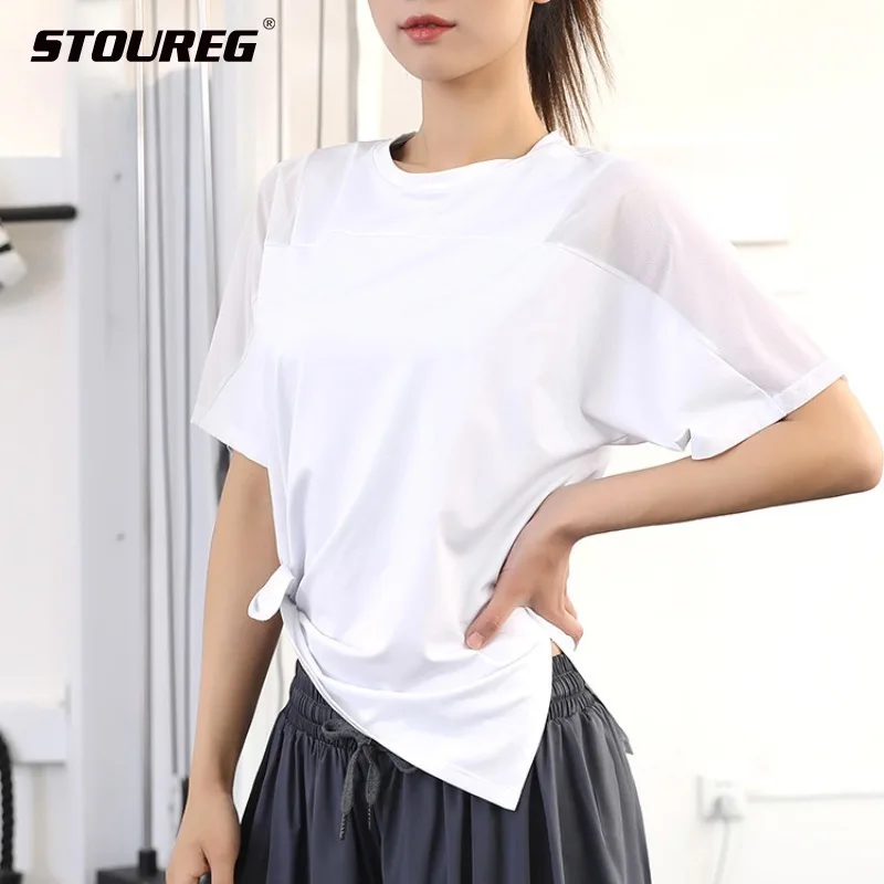 Women's Yoga T-Shirt Quick Dry Summer Workout Top Gym Running Fitness Breathable Loose Sports Shirt Activewear Tops
Women's Yoga T-Shirt Quick Dry Summer Workout Top Gym Running Fitness Breathable Loose Sports Shirt Activewear Tops
