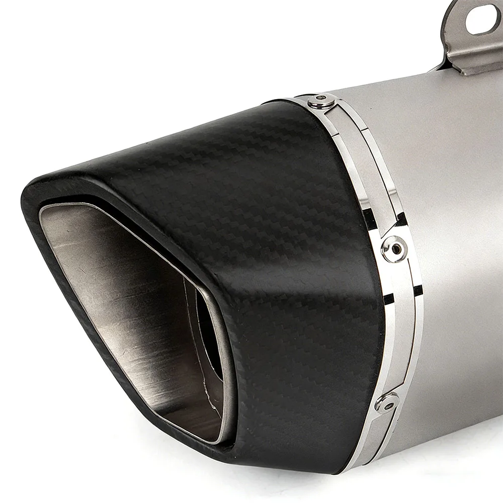 60mm to 51mm universal motorcycle exhaust muffler with detachable DB Killer motorcycle exhaust pipe For RS660 ER6N NINJA650
60mm to 51mm universal motorcycle exhaust muffler with detachable DB Killer motorcycle exhaust pipe For RS660 ER6N NINJA650