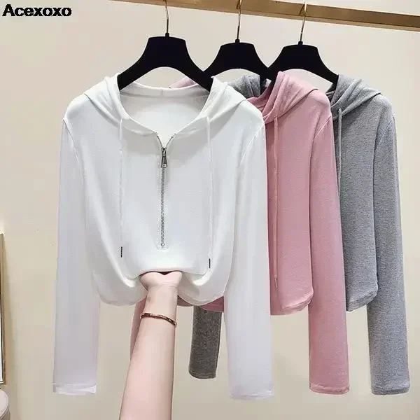 2023 autumn and winter new women's fashion casual hooded half-zipper style long-sleeved top slim
2023 autumn and winter new women's fashion casual hooded half-zipper style long-sleeved top slim