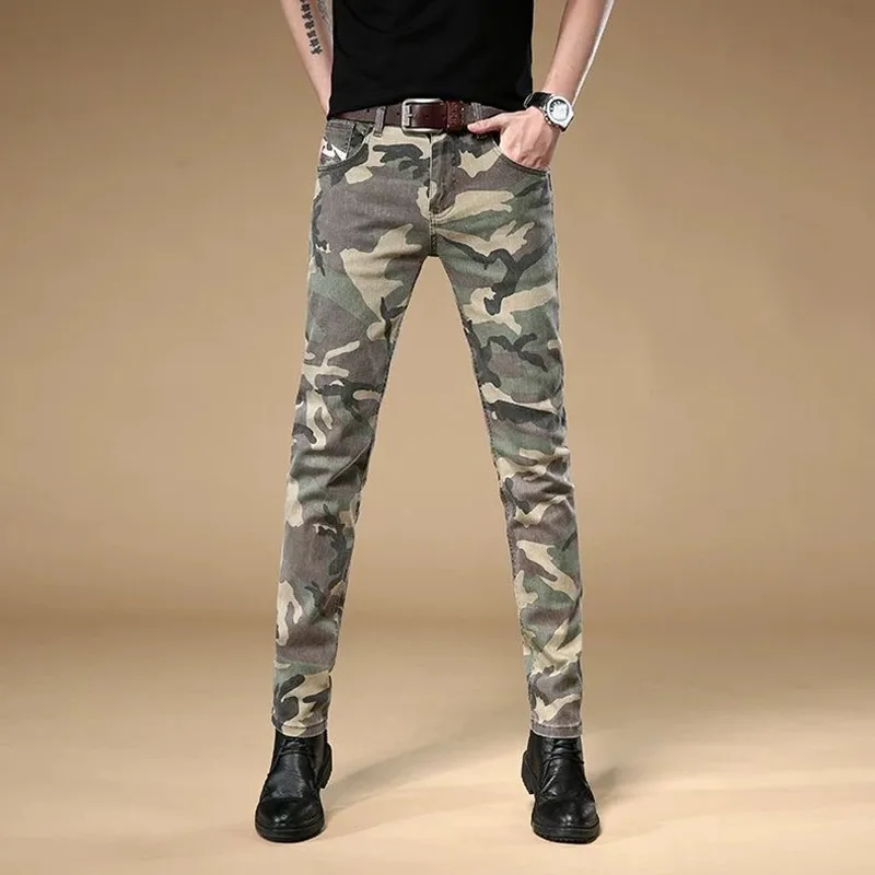 Spring and Autumn New Fashion Trend Printed Straight-leg Stretch Denim Jeans For Men Comfortable High-Quality Casual Sport Jeans
Spring and Autumn New Fashion Trend Printed Straight-leg Stretch Denim Jeans For Men Comfortable High-Quality Casual Sport Jeans