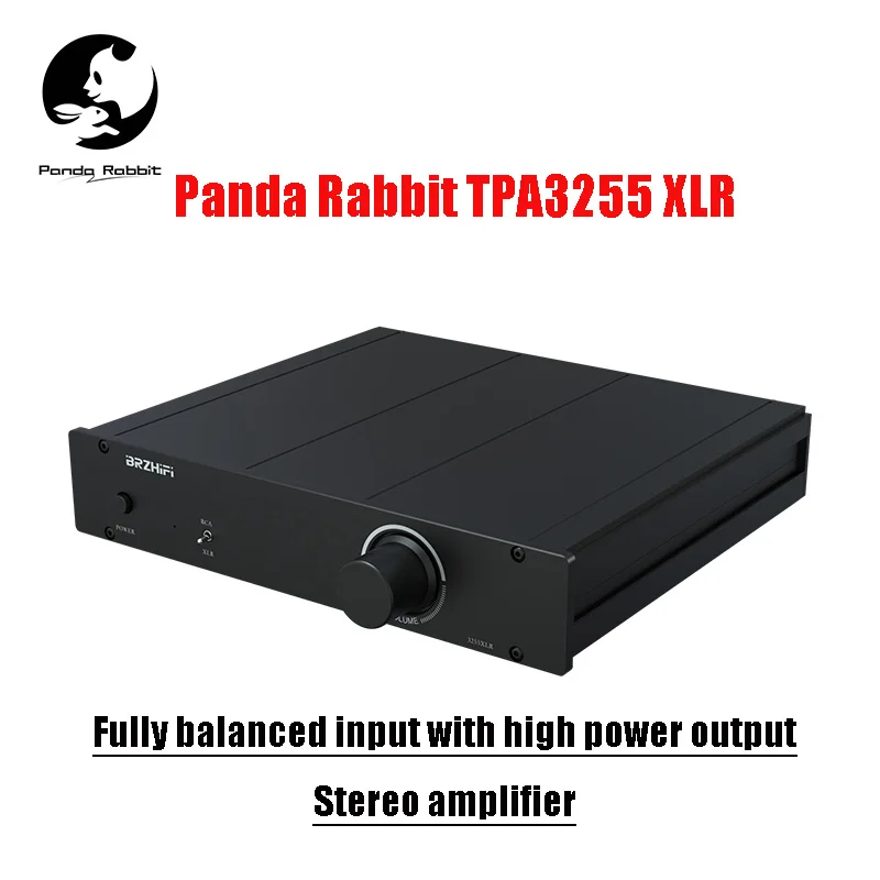 Panda Rabbit 2025 Latest TPA3255 XLR Fully Balanced Input High Power Output 300W * 2 Fever Digital Amplifier
Panda Rabbit 2025 Latest TPA3255 XLR Fully Balanced Input High Power Output 300W * 2 Fever Digital Amplifier