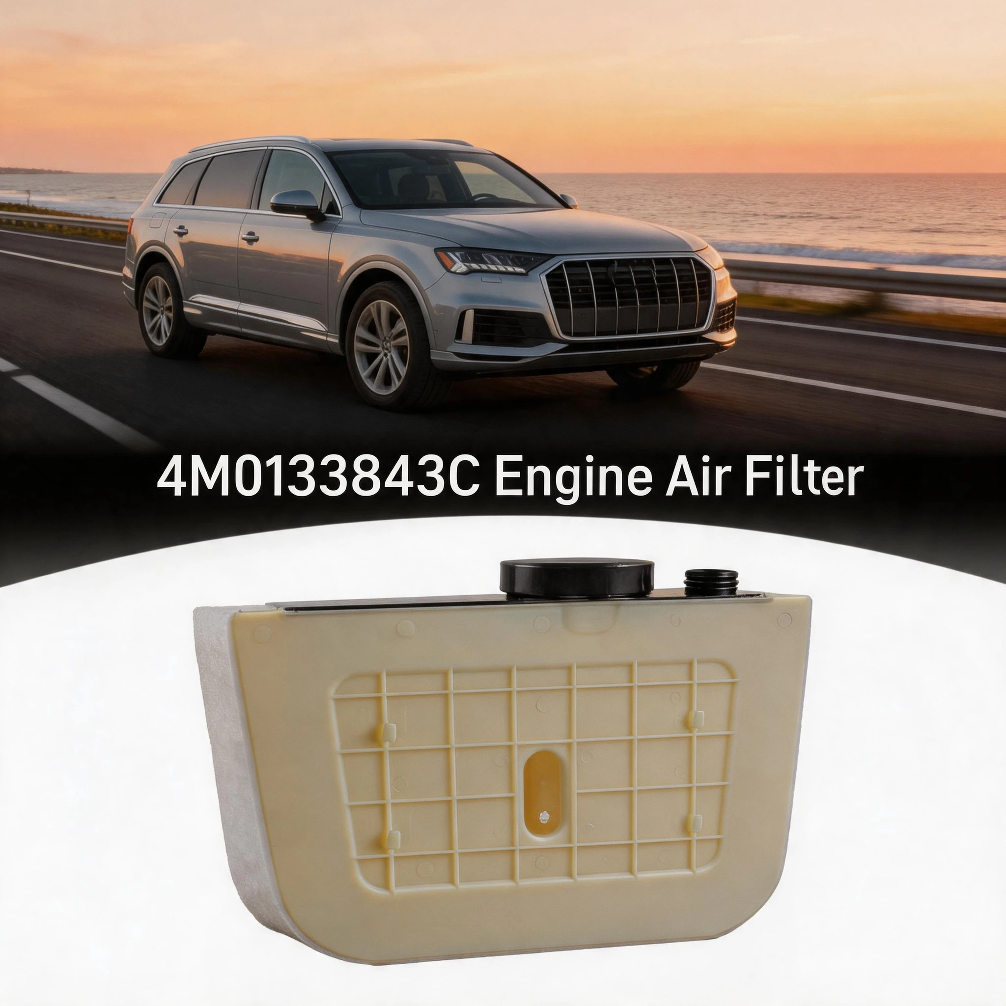 Auto Air Filter Element for VW for Touareg for Audi Q7 Q8 SUV 4M 4L 3.0 TDI TFSI Car Accessories 4M0133843C C38011 4M0-133-843-C
Auto Air Filter Element for VW for Touareg for Audi Q7 Q8 SUV 4M 4L 3.0 TDI TFSI Car Accessories 4M0133843C C38011 4M0-133-843-C