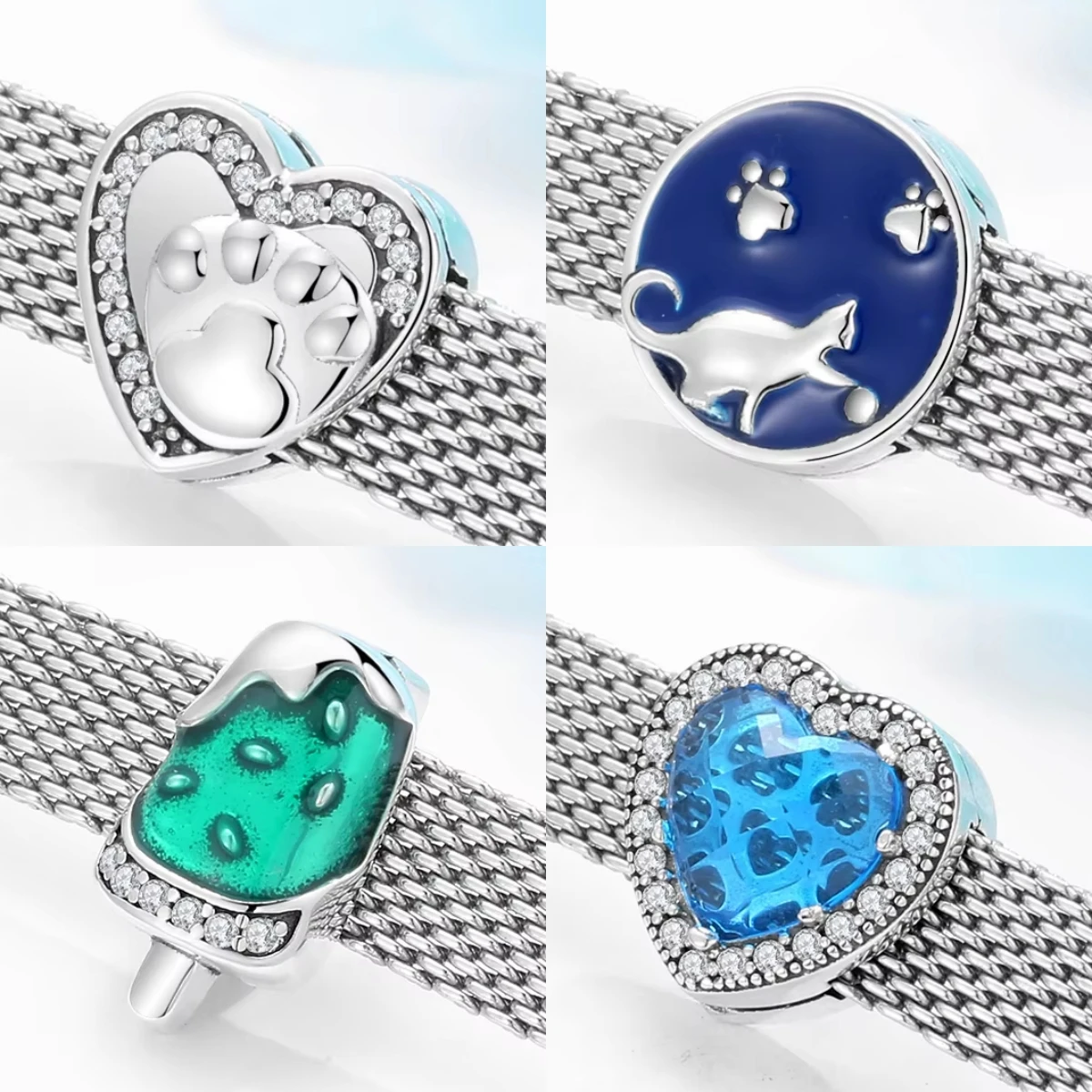 Genuine 925 Sterling Silver Heart Shape CZ Round Charms Clip Beads fit Women Reflection Charm Bracelet Bead Jewelry Making 
Genuine 925 Sterling Silver Heart Shape CZ Round Charms Clip Beads fit Women Reflection Charm Bracelet Bead Jewelry Making