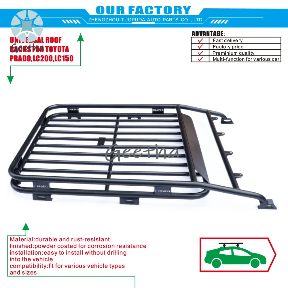 ROOF RACKS TONNEAU COVERS Heavy Duty Roof Mounted Basket for TOYOTA PRADO LC150 LC200
ROOF RACKS TONNEAU COVERS Heavy Duty Roof Mounted Basket for TOYOTA PRADO LC150 LC200