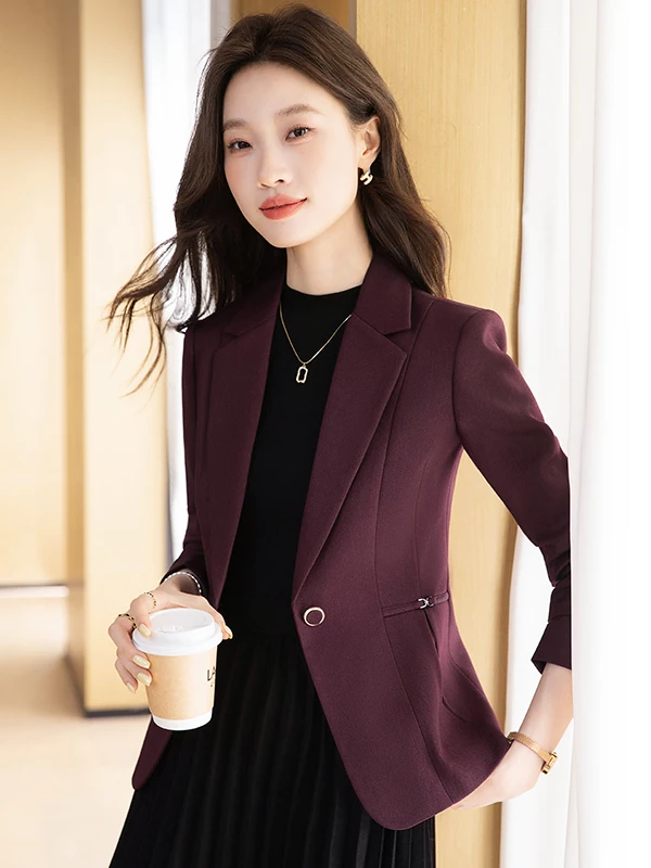 Pure Color Commute Short Suit Jacket Women's Autumn New Style A-Line Waist-Cinching OL West Coat Business Professional
Pure Color Commute Short Suit Jacket Women's Autumn New Style A-Line Waist-Cinching OL West Coat Business Professional