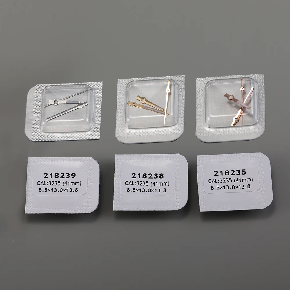 High Quality Gold Silver Rose Gold Stainless Steel Green Luminous Watch Hand Fit For RLX 3235 Automatic Movement
High Quality Gold Silver Rose Gold Stainless Steel Green Luminous Watch Hand Fit For RLX 3235 Automatic Movement