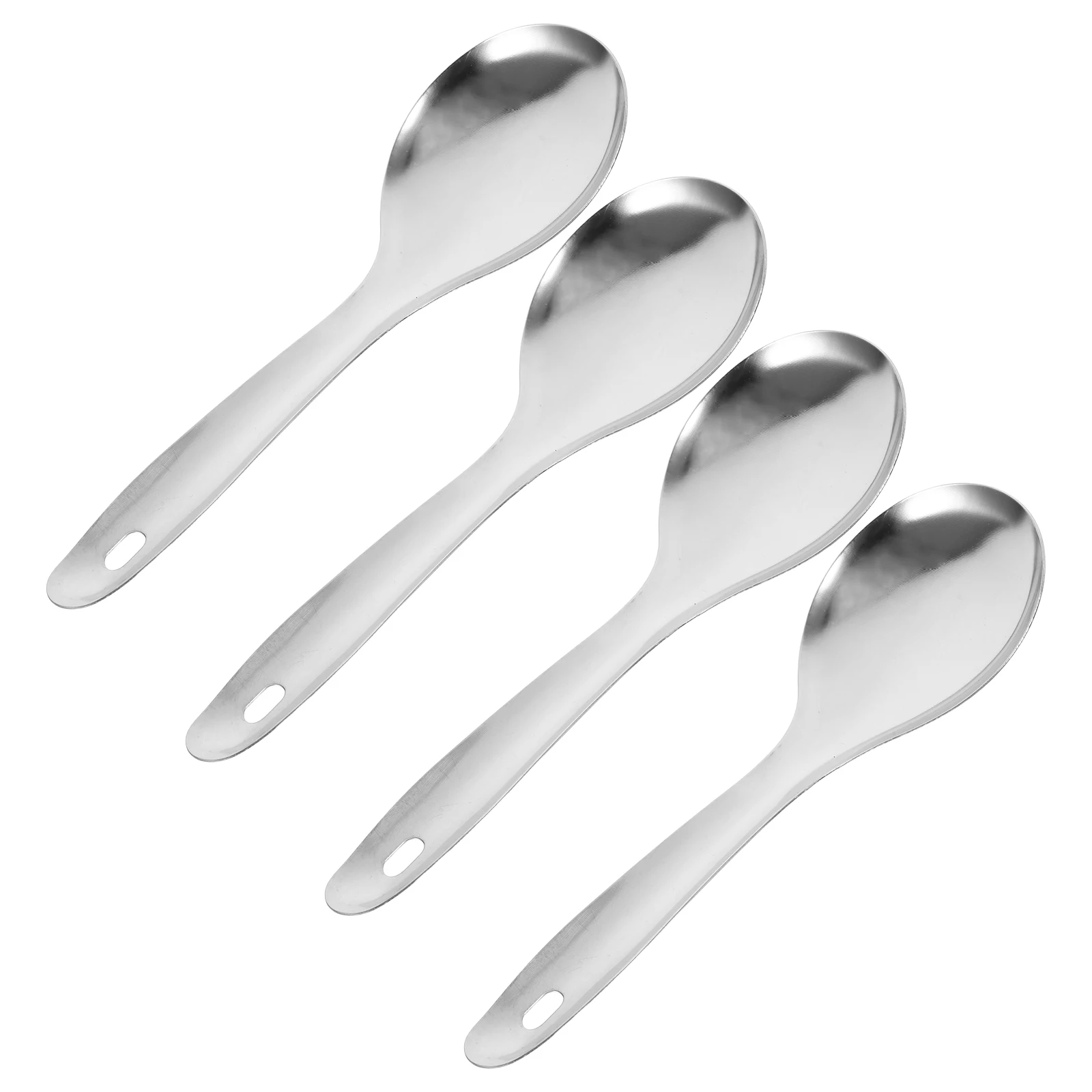 4 Pcs Stainless Steel Rice Spoon Non-stick Spoon for Cooking Kitchen Tools Replacement Metal Pasta Child Spoons
4 Pcs Stainless Steel Rice Spoon Non-stick Spoon for Cooking Kitchen Tools Replacement Metal Pasta Child Spoons