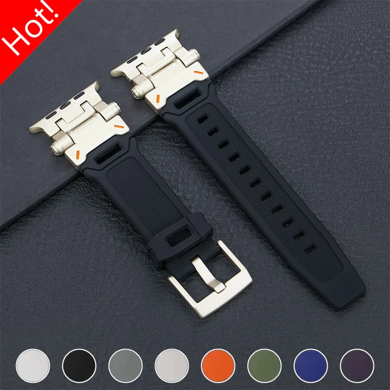 Силиконовый ремешок для Apple Watch Band Ultra 2 49 мм 46 мм 45 мм 44 мм 42 мм Спортивный браслет для IWatch Series 10 9 8 SE 7 6 5 4 Браслет
Силиконовый ремешок для Apple Watch Band Ultra 2 49 мм 46 мм 45 мм 44 мм 42 мм Спортивный браслет для IWatch Series 10 9 8 SE 7 6 5 4 Браслет
