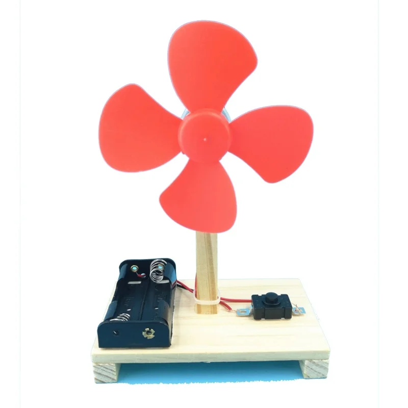 Children DIY Powered Electric Fan Toy Science Educational Physics Motor Circuit Device Kit Wooden Puzzle Sets Combination Toys
Children DIY Powered Electric Fan Toy Science Educational Physics Motor Circuit Device Kit Wooden Puzzle Sets Combination Toys
