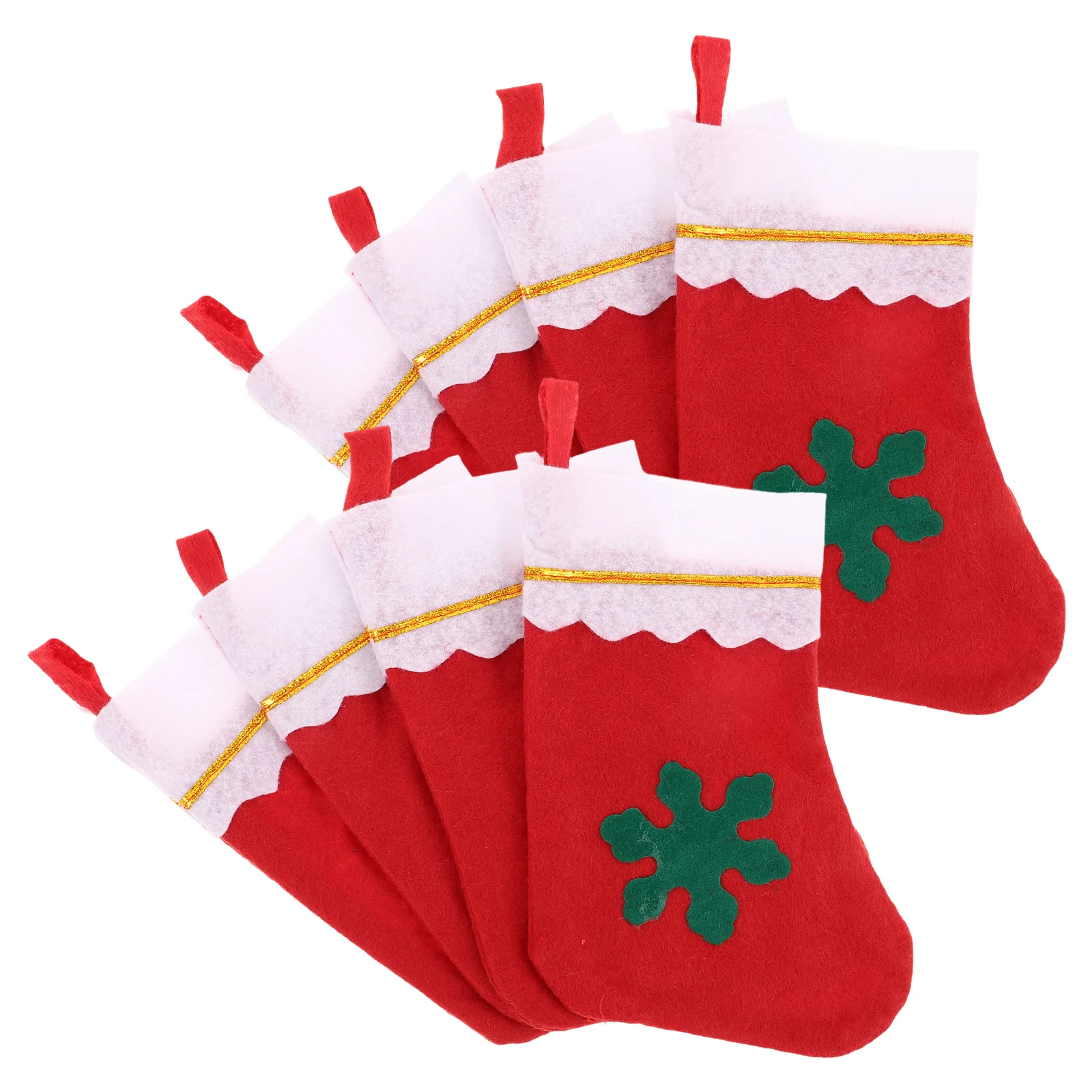 24 Pcs Christmas Stocking Pendant Decorative Socks Bag Hanging Cloth Party Supplies Classic Colors Kids Gifts C ies
24 Pcs Christmas Stocking Pendant Decorative Socks Bag Hanging Cloth Party Supplies Classic Colors Kids Gifts C ies