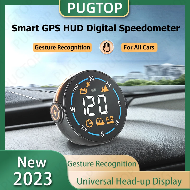 2023 Intelligent GPS HUD Gauge Speed Display Smart Gesture Recognition Clock Altitude Ambient Light Head Up Display for All Cars
2023 Intelligent GPS HUD Gauge Speed Display Smart Gesture Recognition Clock Altitude Ambient Light Head Up Display for All Cars