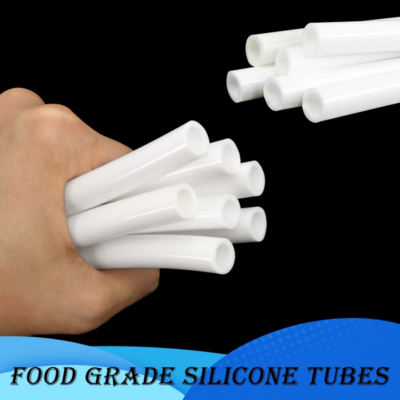1~10M White Flexible Silicone Tube ID 0.5-32mm Food Grade Rubber Hose Aquarium Air Irrigation Pipes Water Connector Garden Hoses
1~10M White Flexible Silicone Tube ID 0.5-32mm Food Grade Rubber Hose Aquarium Air Irrigation Pipes Water Connector Garden Hoses