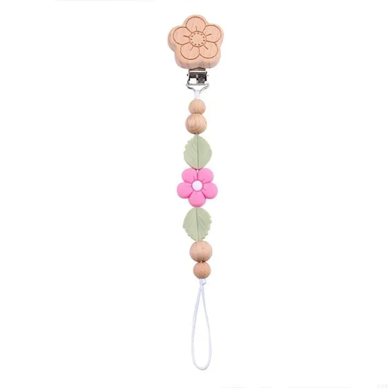 Baby Pacifier Chain Toddlers Pacifier Strap Flower Charm Teething Toy Rope
Baby Pacifier Chain Toddlers Pacifier Strap Flower Charm Teething Toy Rope