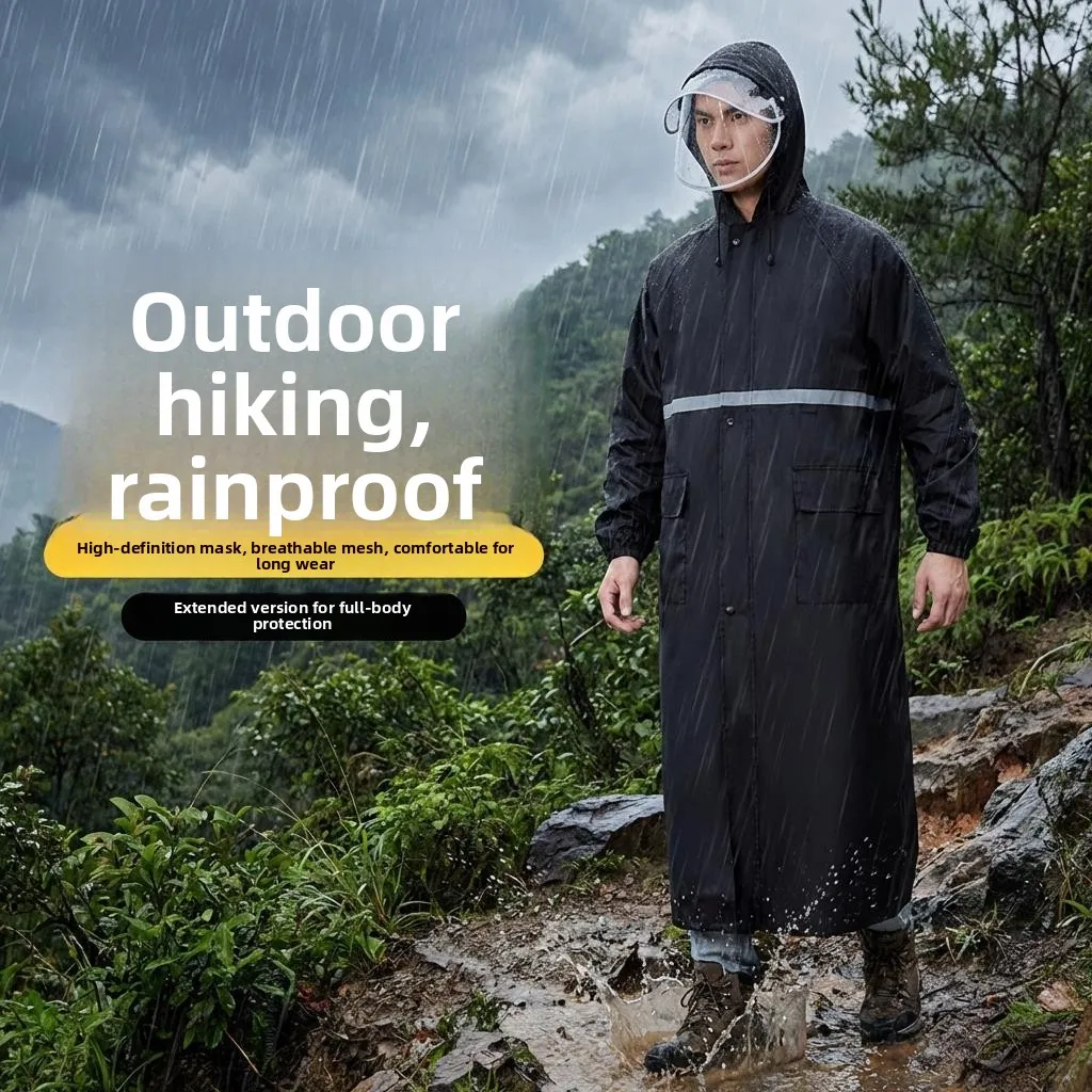 Full-Length Raincoat for Cycling And Hiking Waterproof Oxford Cloth Men's Design Single Person Outdoor Special Rainwear
Full-Length Raincoat for Cycling And Hiking Waterproof Oxford Cloth Men's Design Single Person Outdoor Special Rainwear