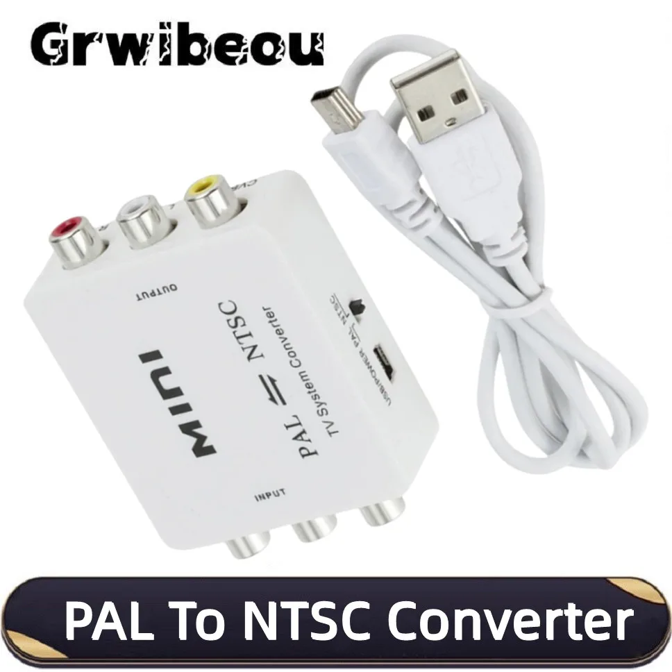 Mini PAL NTSC Converter Bidirectional PAL to NTSC & NTSC to PAL Dual-Way TV Composite Connection Converters Input/output
Mini PAL NTSC Converter Bidirectional PAL to NTSC & NTSC to PAL Dual-Way TV Composite Connection Converters Input/output