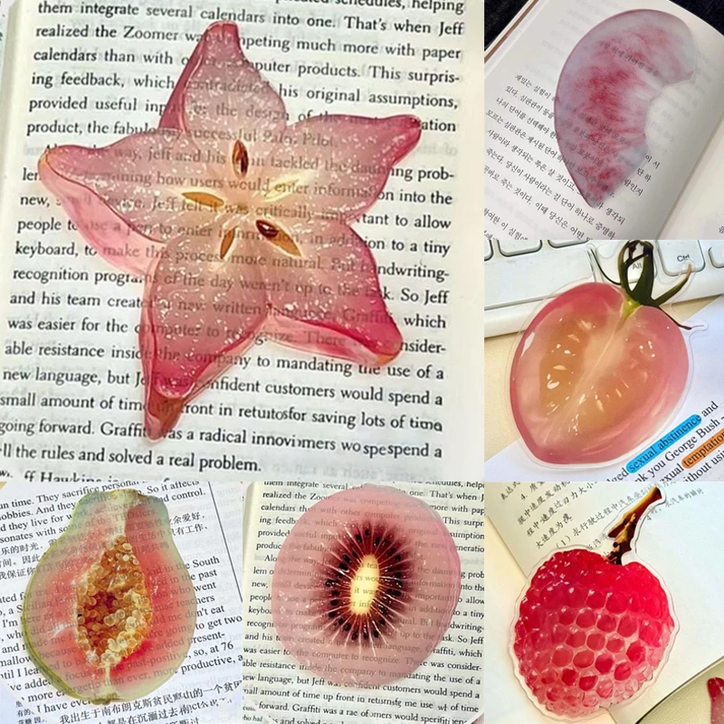 2Pcs Creative Fashion Fruits Bookmark Simulation Watermelon Lemon Bookmark Funny Cartoon Cute Bookmark Photography Props Gifts
2Pcs Creative Fashion Fruits Bookmark Simulation Watermelon Lemon Bookmark Funny Cartoon Cute Bookmark Photography Props Gifts