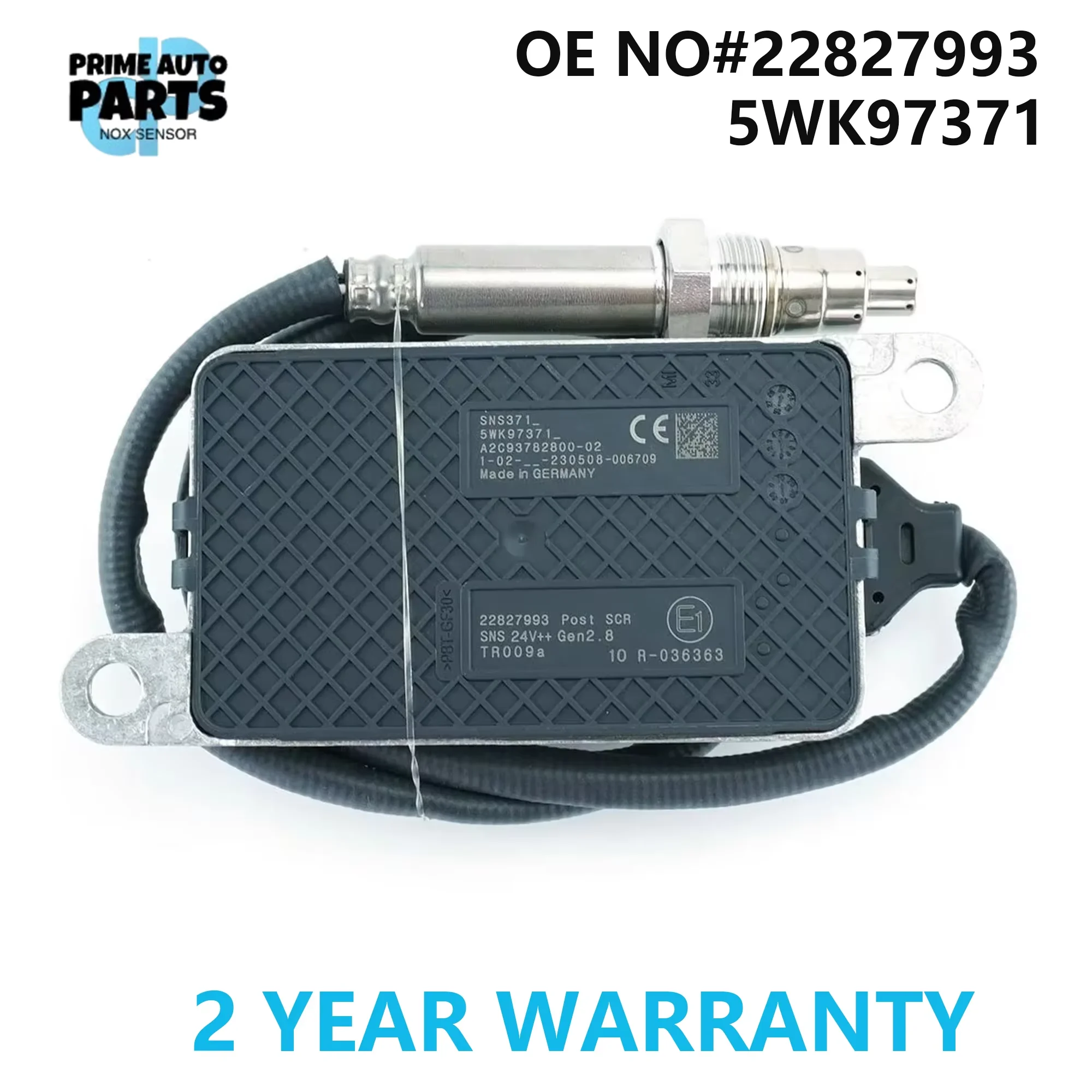 5WK97371 22827993 5WK9 7371_ NOx Sensor Car 24V Nitrogen Oxygen Sensor For VOLVO FH FM FL Renault Premium
5WK97371 22827993 5WK9 7371_ NOx Sensor Car 24V Nitrogen Oxygen Sensor For VOLVO FH FM FL Renault Premium