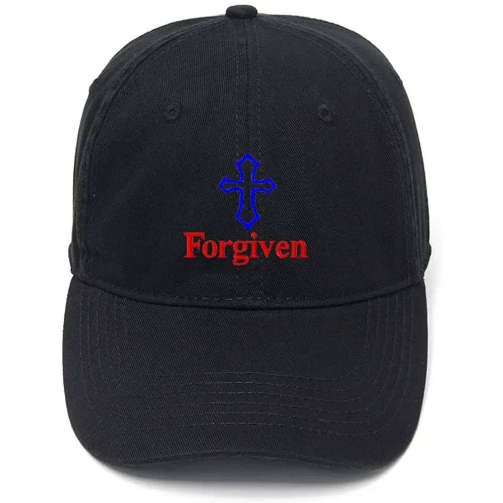Lyprerazy Men's Baseball Cap Cross Forgiven Embroidery Hat Cotton Embroidered Casual Baseball Caps
Lyprerazy Men's Baseball Cap Cross Forgiven Embroidery Hat Cotton Embroidered Casual Baseball Caps