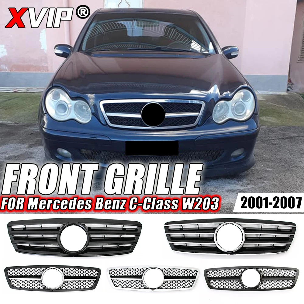 XVIP Chrome Diamonds Style Front Bumper Grille For Mercedes Benz C-Class W203 2001-2007 C200 C240 C320 AMG Style Racing Grilles
XVIP Chrome Diamonds Style Front Bumper Grille For Mercedes Benz C-Class W203 2001-2007 C200 C240 C320 AMG Style Racing Grilles