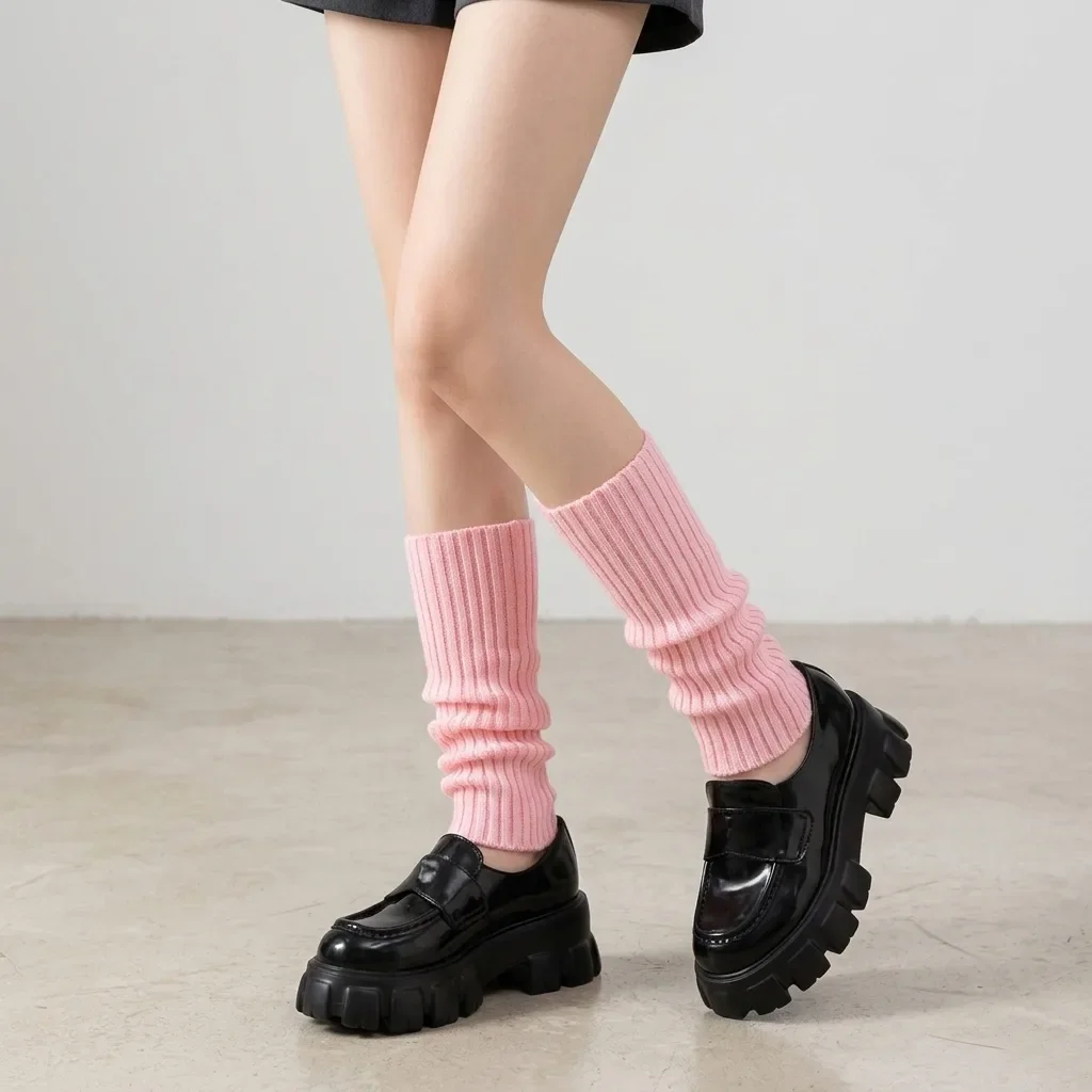 Women Solid Pink Ribbed Knit Slouch Socks High Elastic Stacked Leg Warmers Fashion JK Calf Socks For Lolita Streetwear School Dating Outfit
Women Solid Pink Ribbed Knit Slouch Socks High Elastic Stacked Leg Warmers Fashion JK Calf Socks For Lolita Streetwear School Dating Outfit