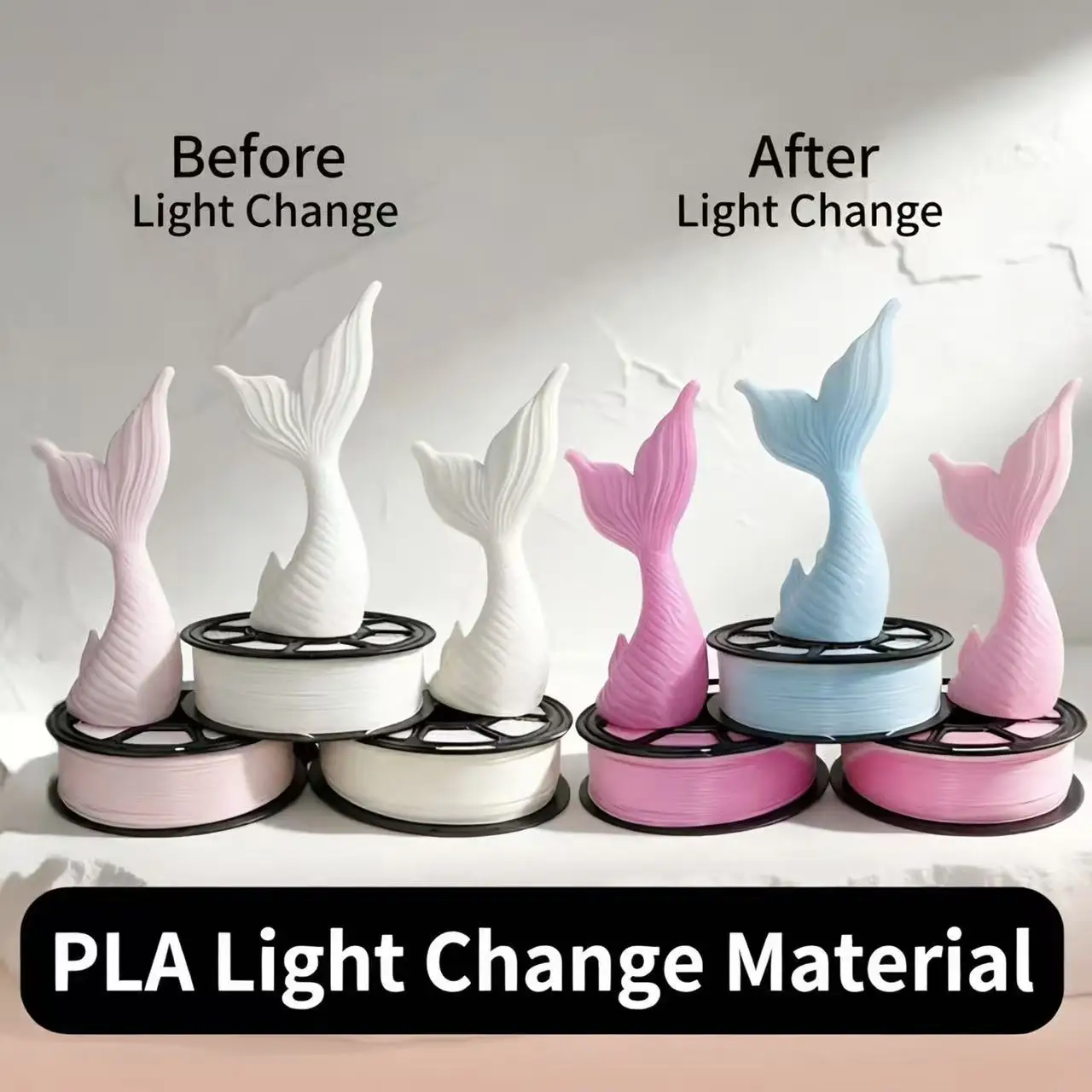 1KG Photochromic PLA 3D Printer Filament 1.75mm UV Color Changing Light Blue/Red for Bambu Lab Creality Ender 3,Sunlight PLA
1KG Photochromic PLA 3D Printer Filament 1.75mm UV Color Changing Light Blue/Red for Bambu Lab Creality Ender 3,Sunlight PLA