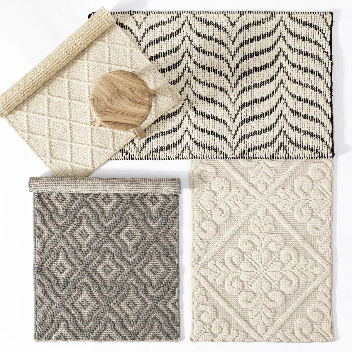 Modern Minimalist Handwoven Wool Geometric Pattern Door Hall Rug Nordic Style Pure Color Home Use Outdoor Patio Carpet
Modern Minimalist Handwoven Wool Geometric Pattern Door Hall Rug Nordic Style Pure Color Home Use Outdoor Patio Carpet