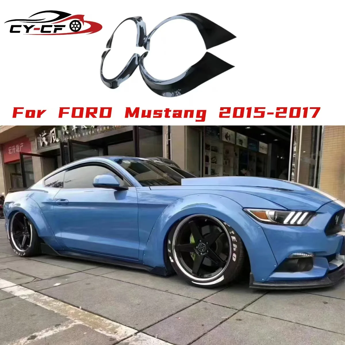 Car Wide Wheel Eyebrow Fender Mud Flaps for Ford Mustang Coupe 2015- 2017 FRP Body Kit Mudguards Covers Accessories
Car Wide Wheel Eyebrow Fender Mud Flaps for Ford Mustang Coupe 2015- 2017 FRP Body Kit Mudguards Covers Accessories