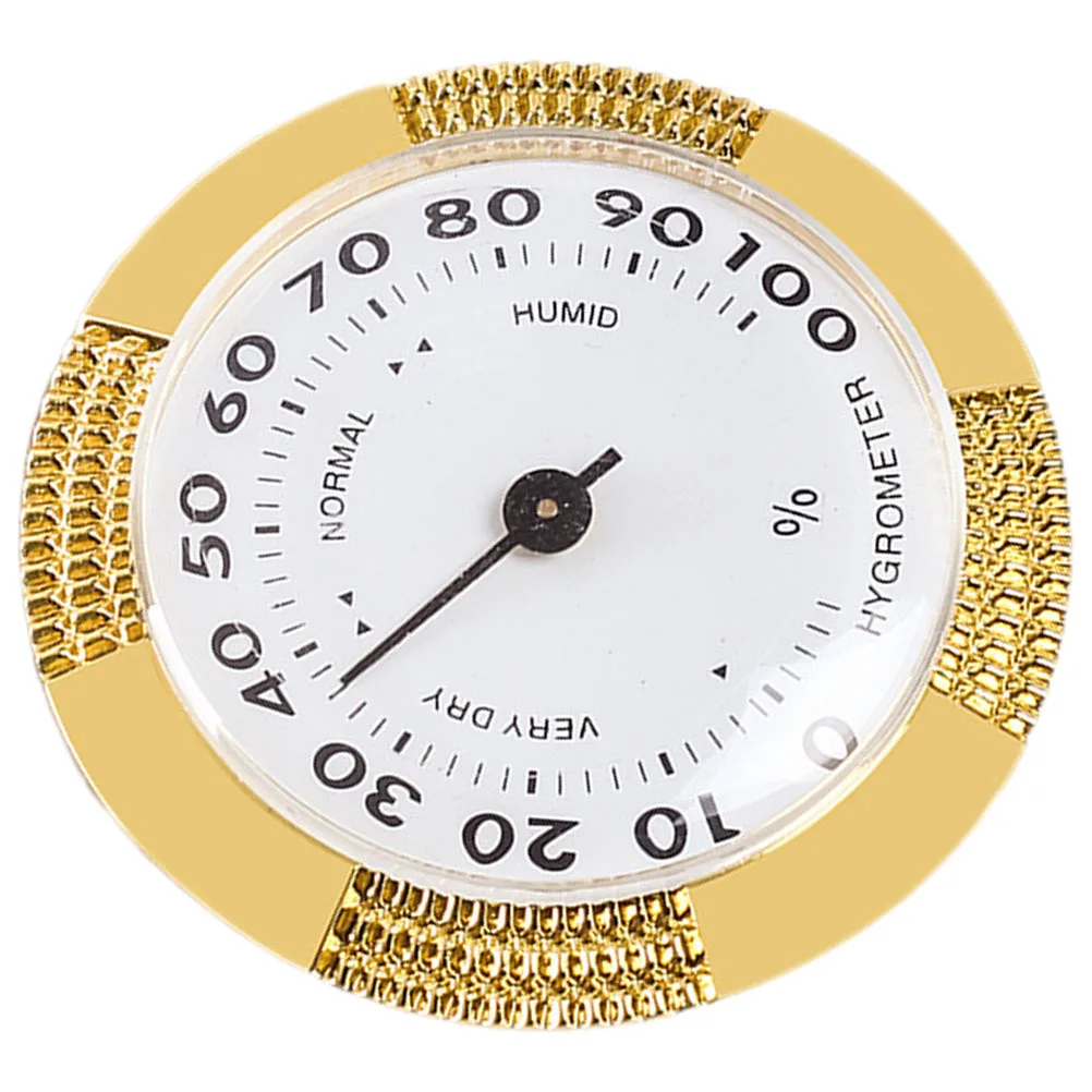 Compact Metal Humidor Hygrometer Elegant Cigar Box Accessory Portable Humidity Gauge Analog Mechanical Round Round Hygrometer
Compact Metal Humidor Hygrometer Elegant Cigar Box Accessory Portable Humidity Gauge Analog Mechanical Round Round Hygrometer